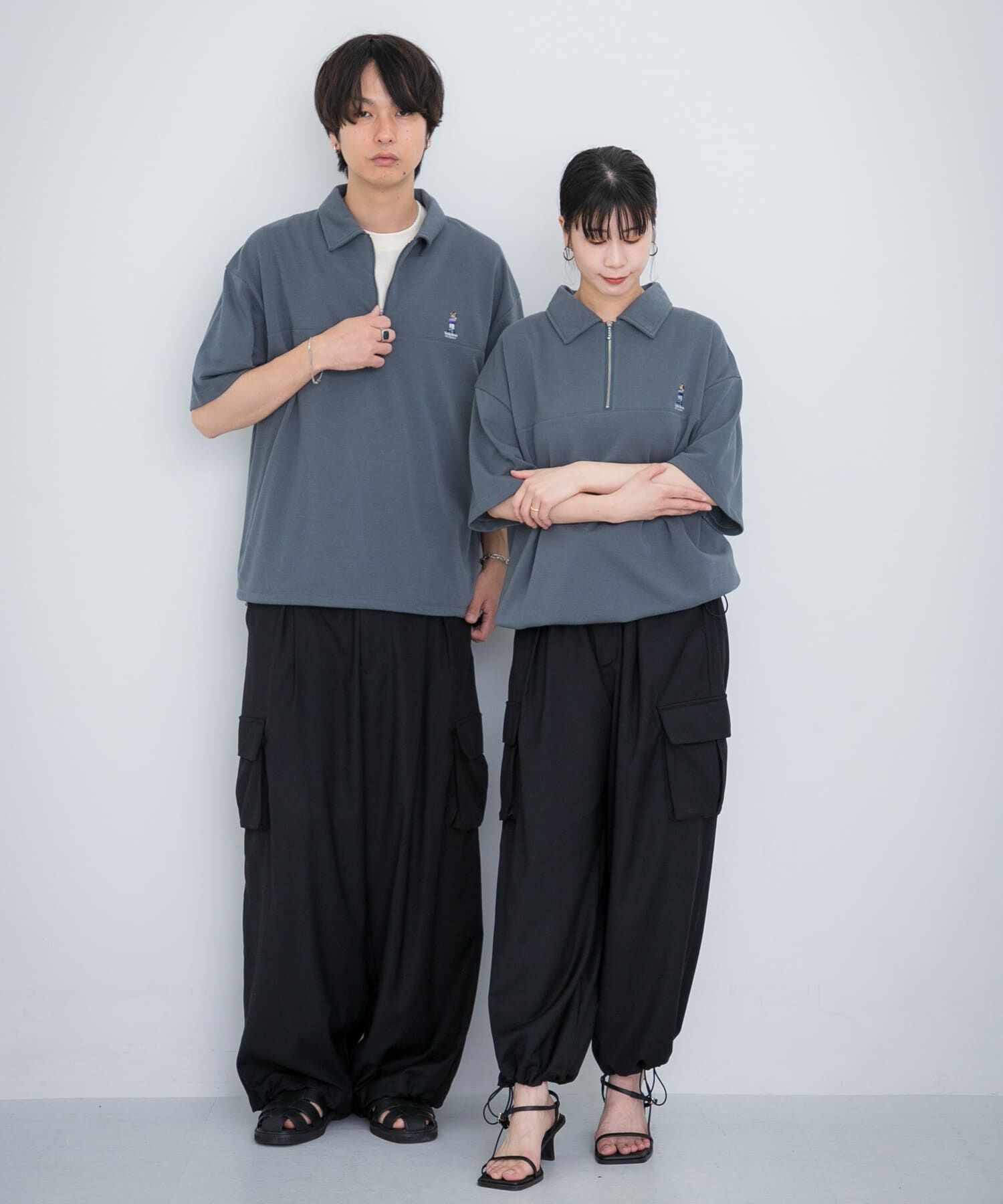 SENSE OF PLACE by URBAN RESEARCH「『別注』TeddyBear&times;SENSE OF PLACE　テディベアハーフZIPスウェット」|スウェット・ジャージ|