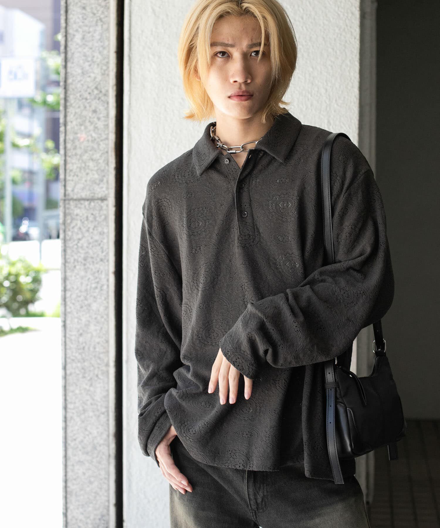 SENSE OF PLACE by URBAN RESEARCH「シアーペイズリーポロシャツ」|ポロシャツ|