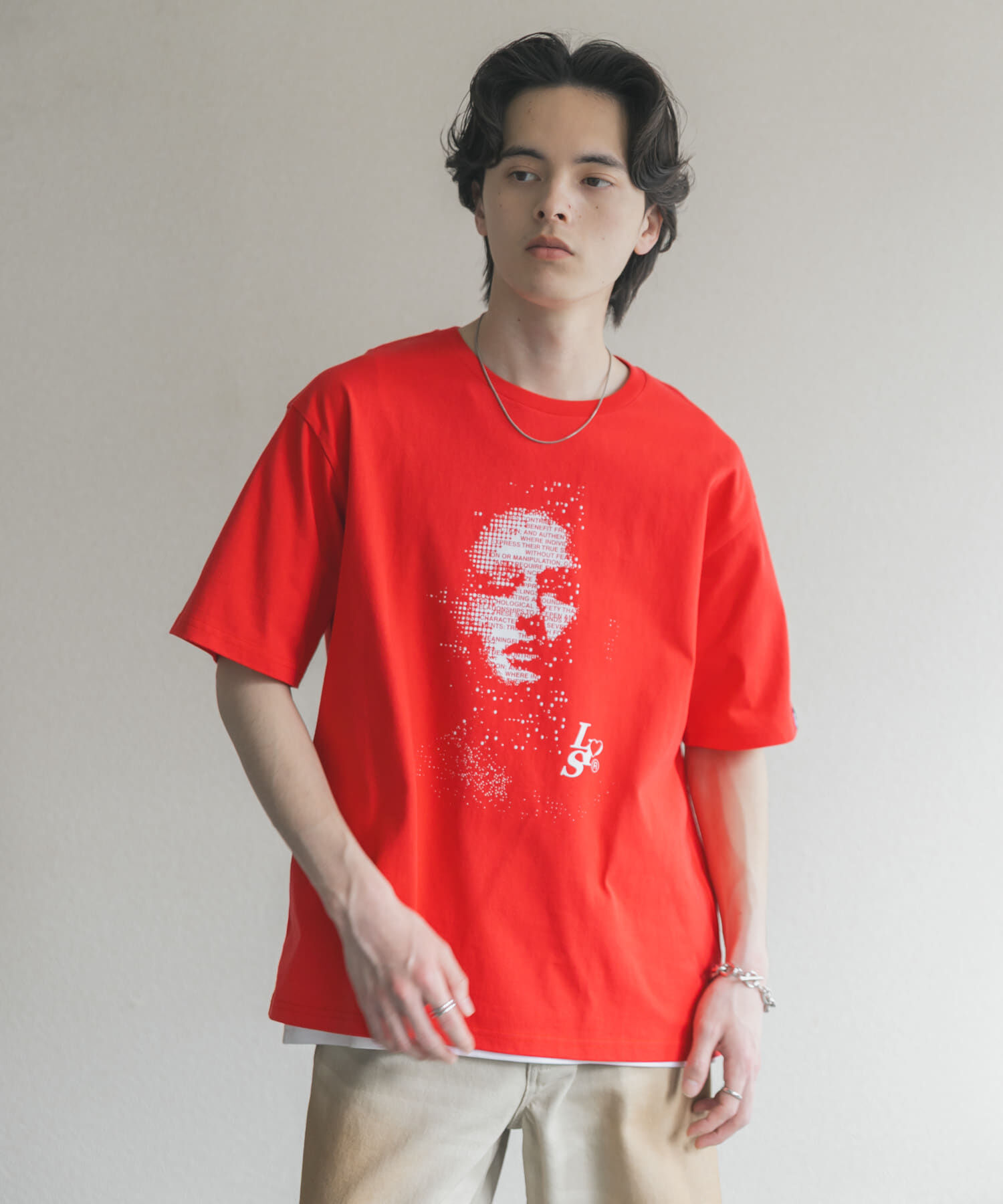SENSE OF PLACE by URBAN RESEARCH「『別注』LOVE POP STUDIO&times;SENSE OF PLACE SHORT-SLEEVE T-SHIRTS」|Tシャツ・カットソー|