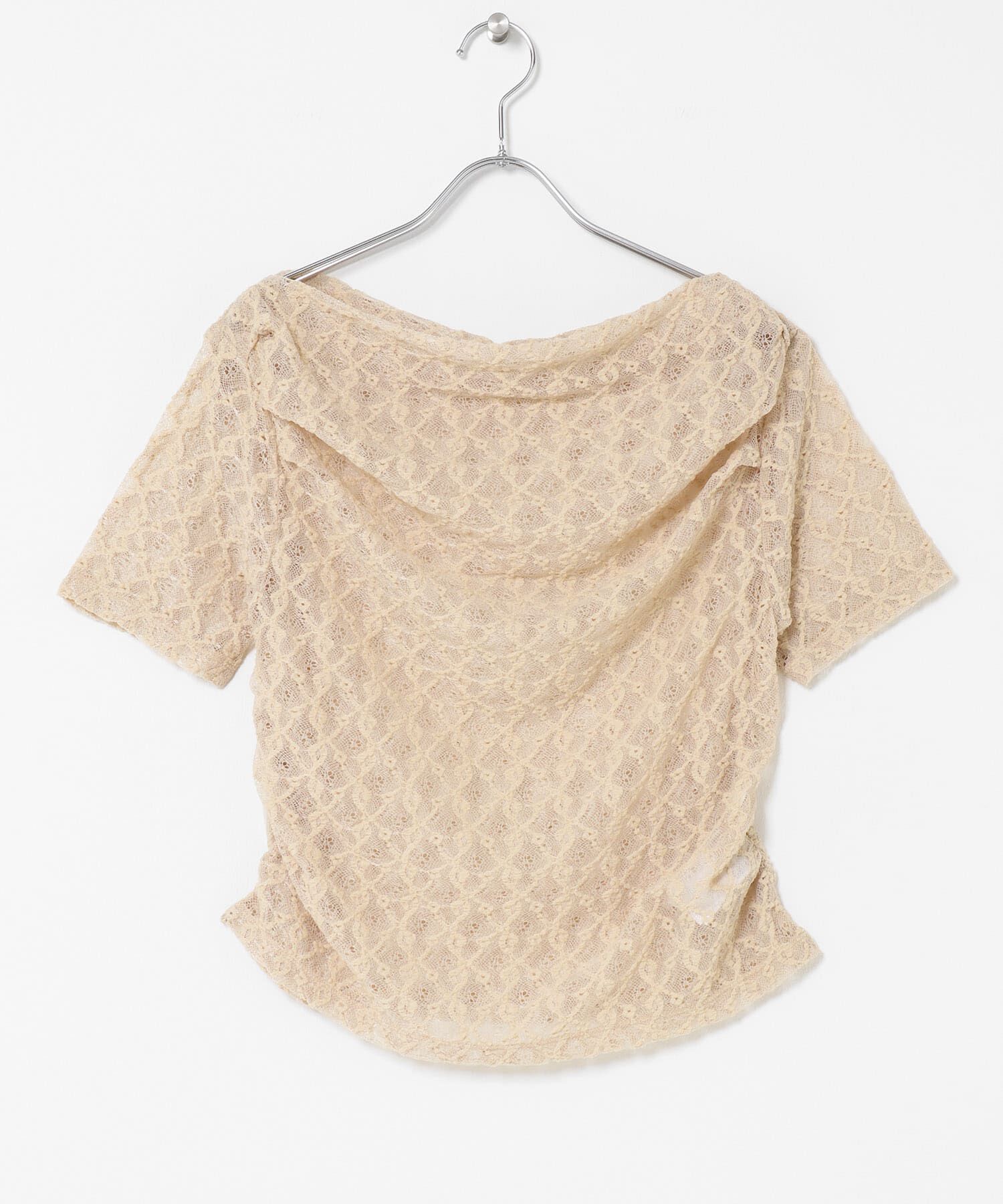 SENSE OF PLACE by URBAN RESEARCH「レースドレープトップ」|Tシャツ・カットソー|