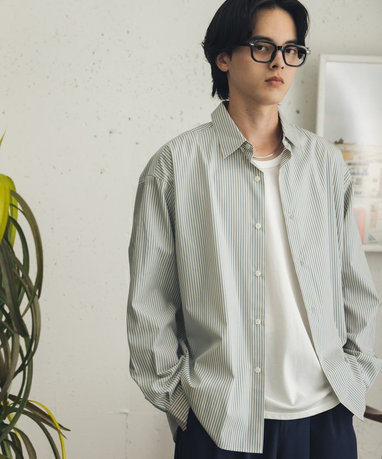 SENSE OF PLACE by URBAN RESEARCH「『イージーケア/吸水速乾』コンフォートレギュラーカラーシャツ」|シャツ・ブラウス|ホワイト系その他