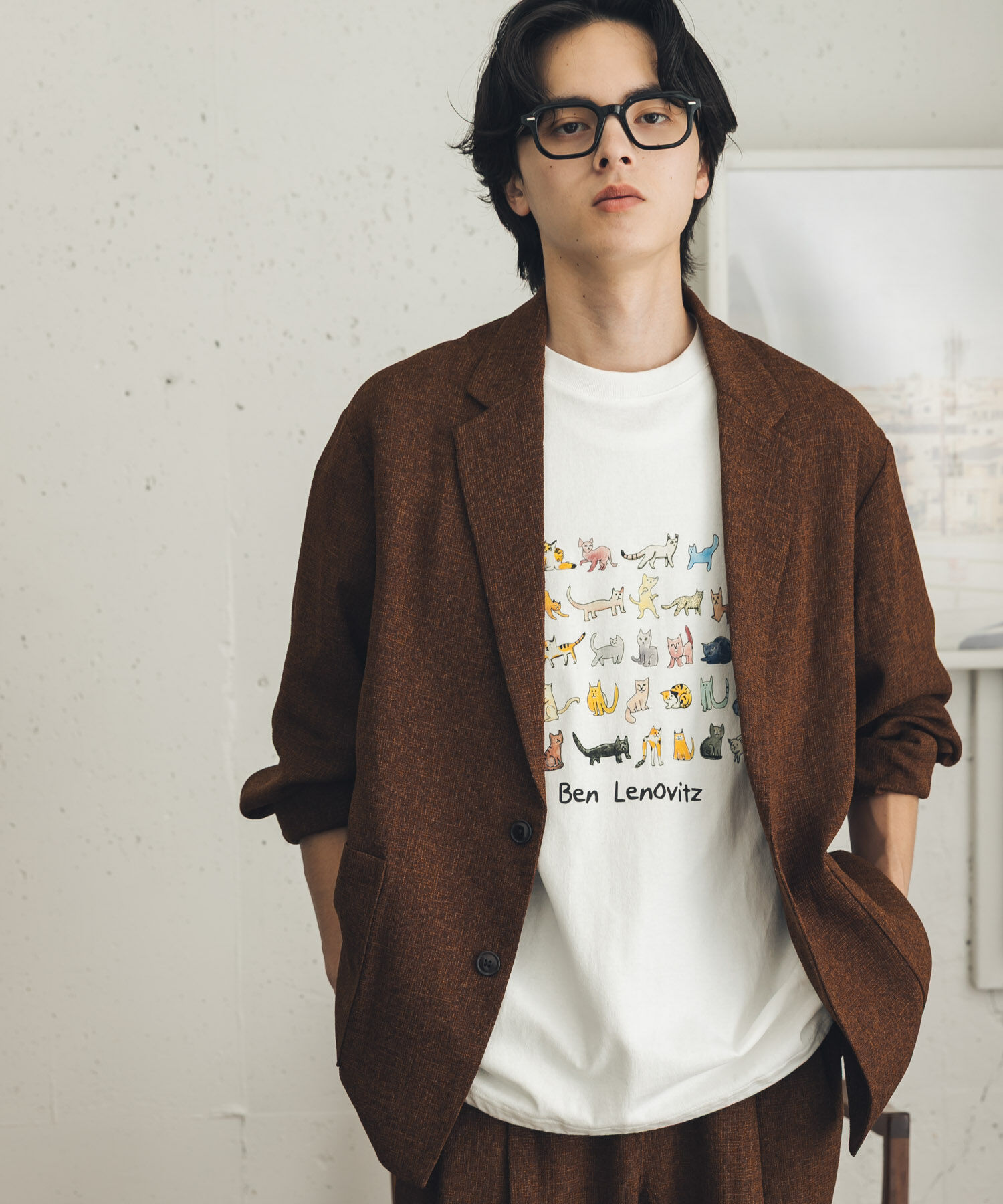 SENSE OF PLACE by URBAN RESEARCH「ライトツイードテーラードジャケット」|その他|
