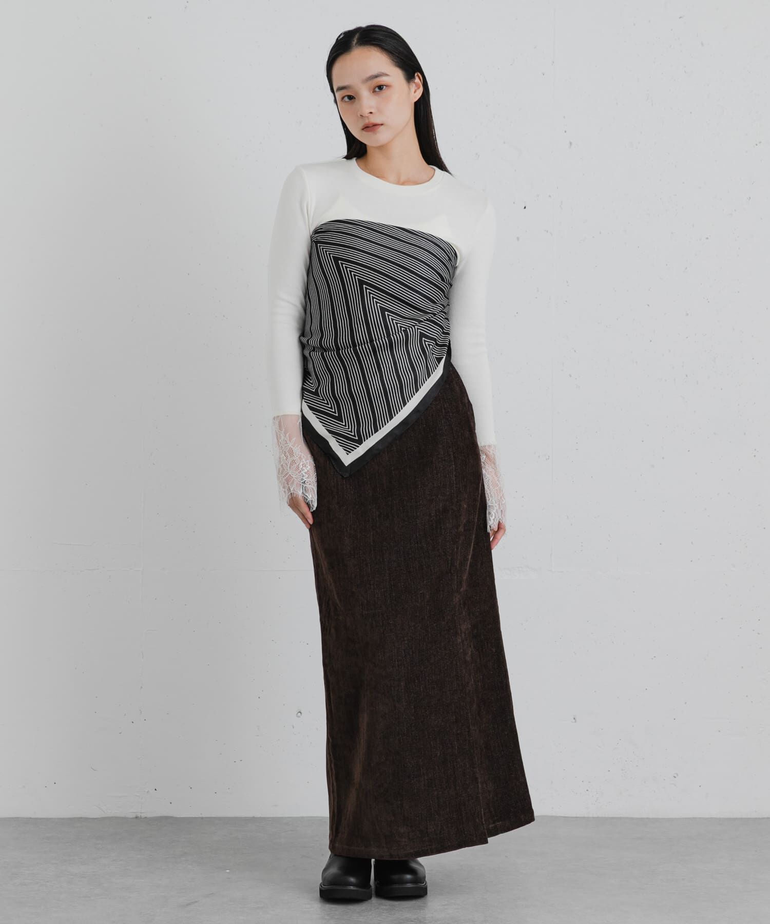 SENSE OF PLACE by URBAN RESEARCH「袖口レーストップ」|Tシャツ・カットソー|