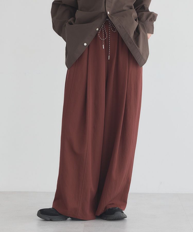 earth music&ecology「パラコードコクーンパンツ」|その他|Brown