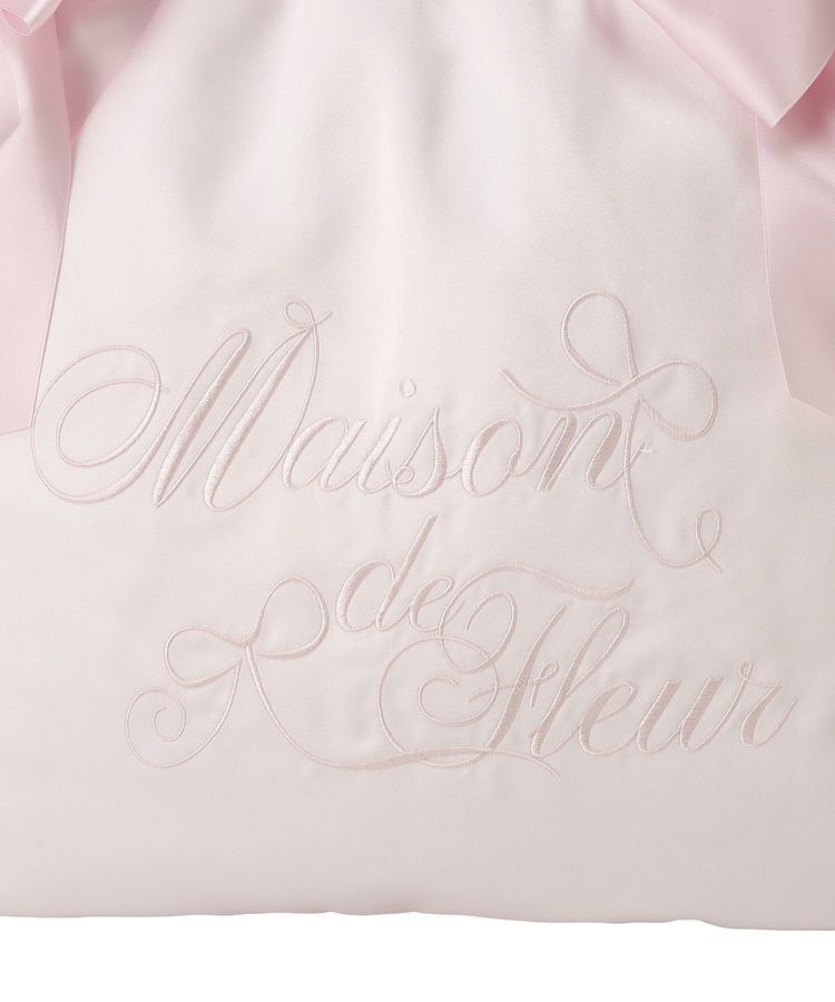 Maison de FLEUR「【WEB限定カラーあり】ローズダブルリボントート」|トートバッグ|