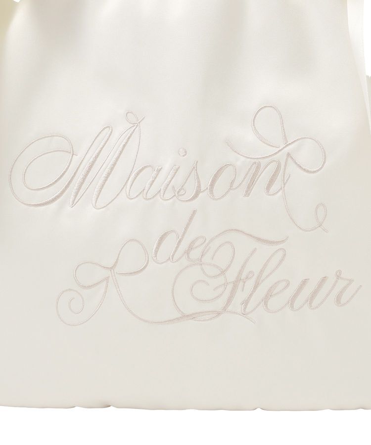 Maison de FLEUR「【WEB限定カラーあり】ローズダブルリボントート」|トートバッグ|
