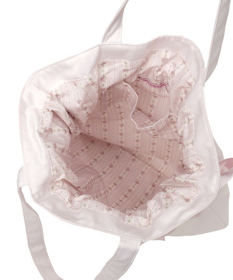 Maison de FLEUR「【WEB限定カラーあり】ローズダブルリボントート」|トートバッグ|