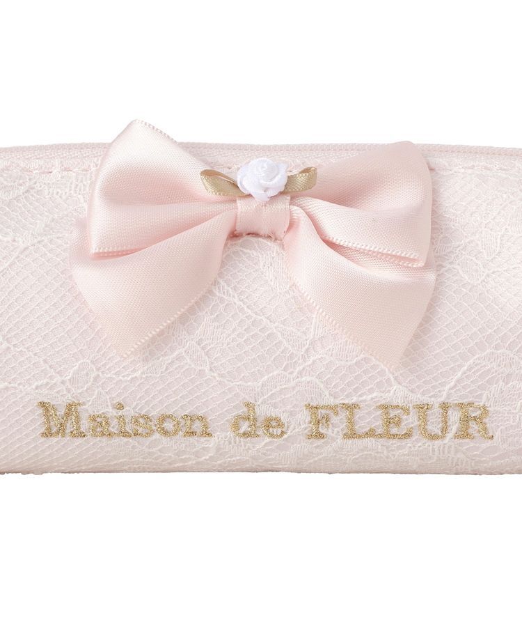 Maison de FLEUR「レースリボンロングポーチ」|ポーチ|
