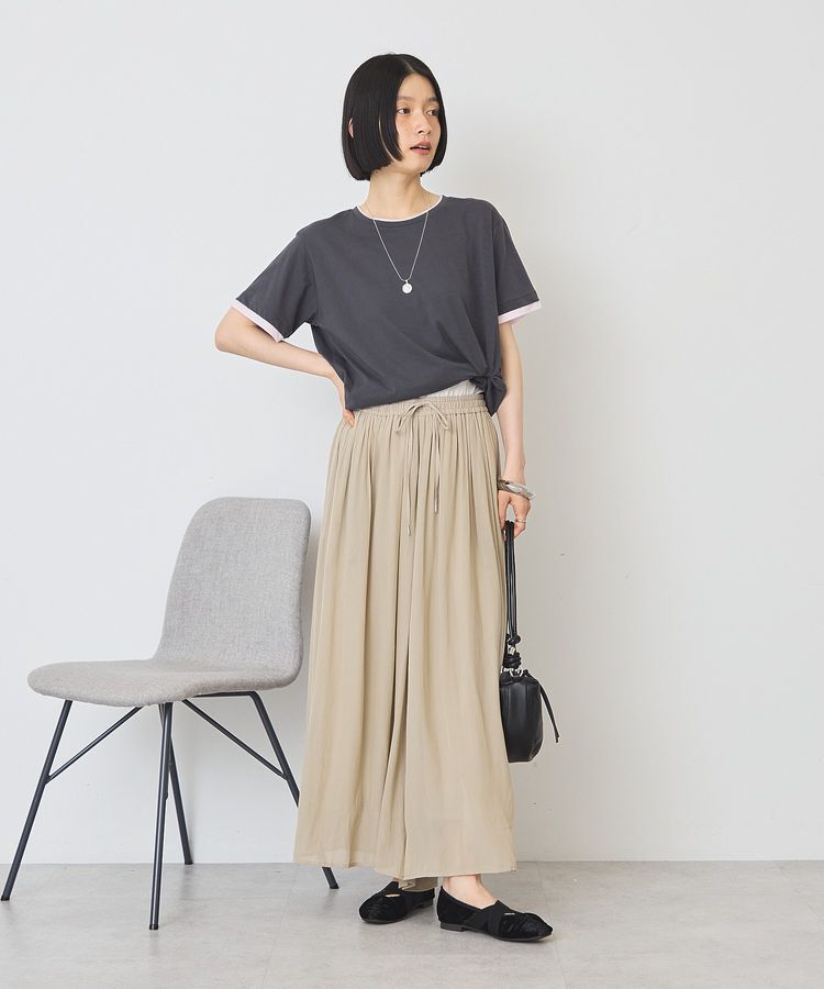 AMERICAN HOLIC「配色レイヤード風シアーTシャツ」|Tシャツ・カットソー|