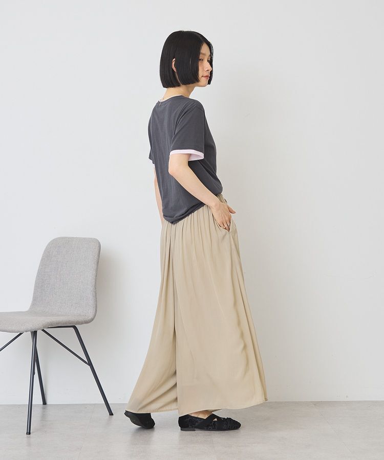 AMERICAN HOLIC「配色レイヤード風シアーTシャツ」|Tシャツ・カットソー|