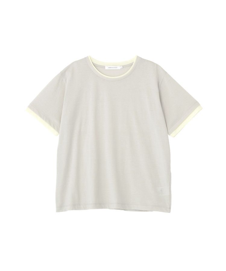 AMERICAN HOLIC「配色レイヤード風シアーTシャツ」|Tシャツ・カットソー|