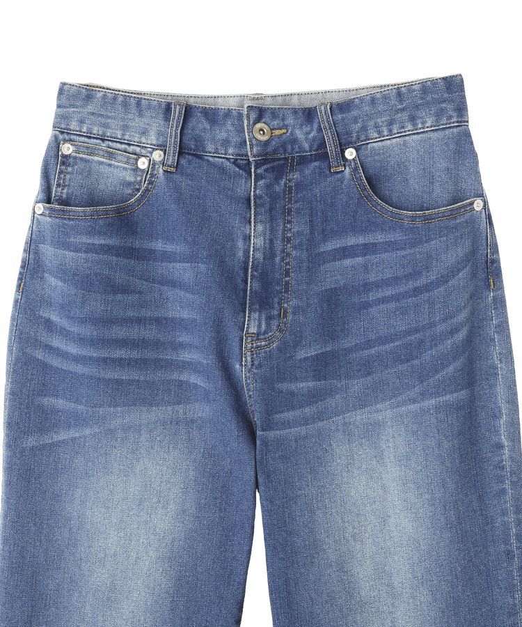 YECCA VECCA「カットオフストレッチデニムパンツ」|デニム|
