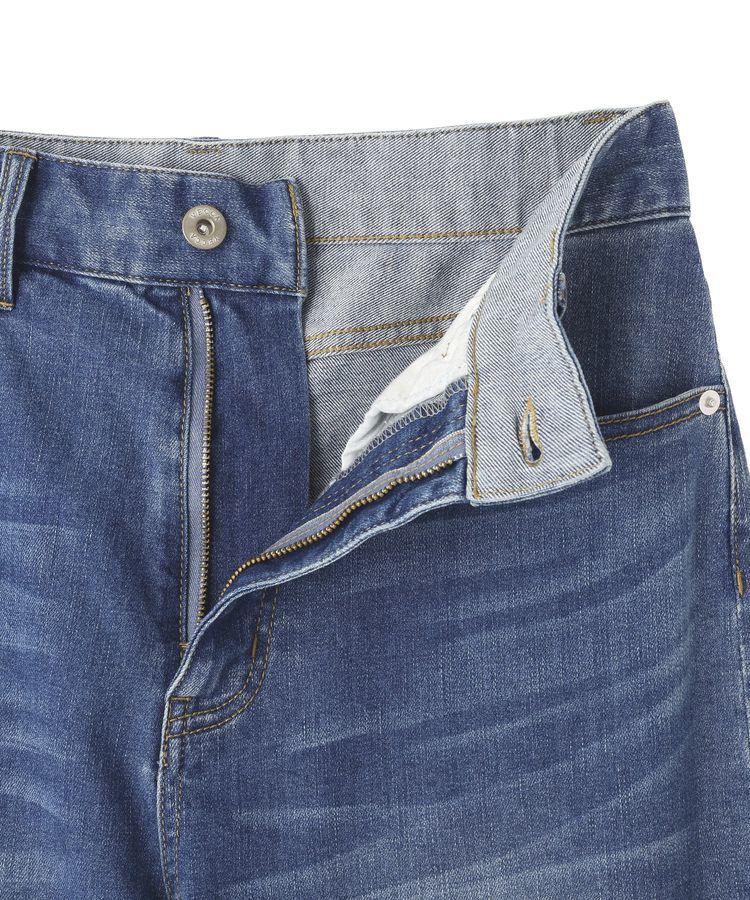 YECCA VECCA「カットオフストレッチデニムパンツ」|デニム|