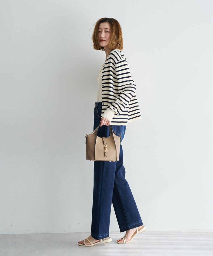 YECCA VECCA「カットオフストレッチデニムパンツ」|デニム|