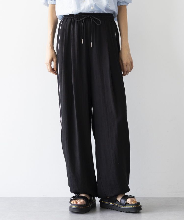 GARAGE OF GOOD CLOTHING「リネンライクレーヨンドロストパンツ」|その他|Black