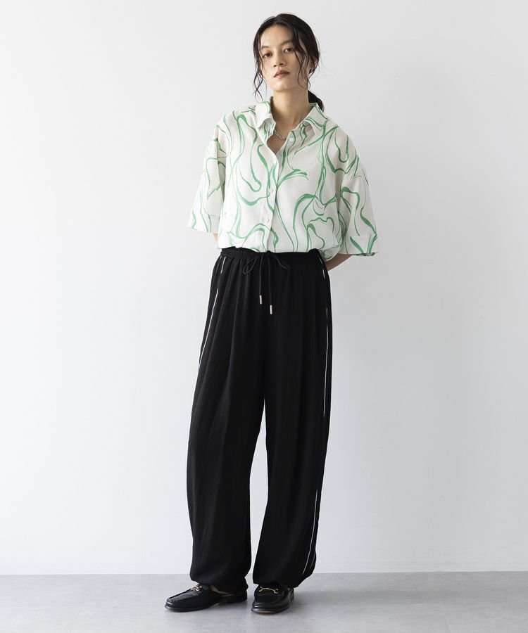 GARAGE OF GOOD CLOTHING「リネンライクレーヨンドロストパンツ」|その他|