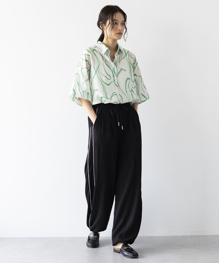 GARAGE OF GOOD CLOTHING「リネンライクレーヨンドロストパンツ」|その他|