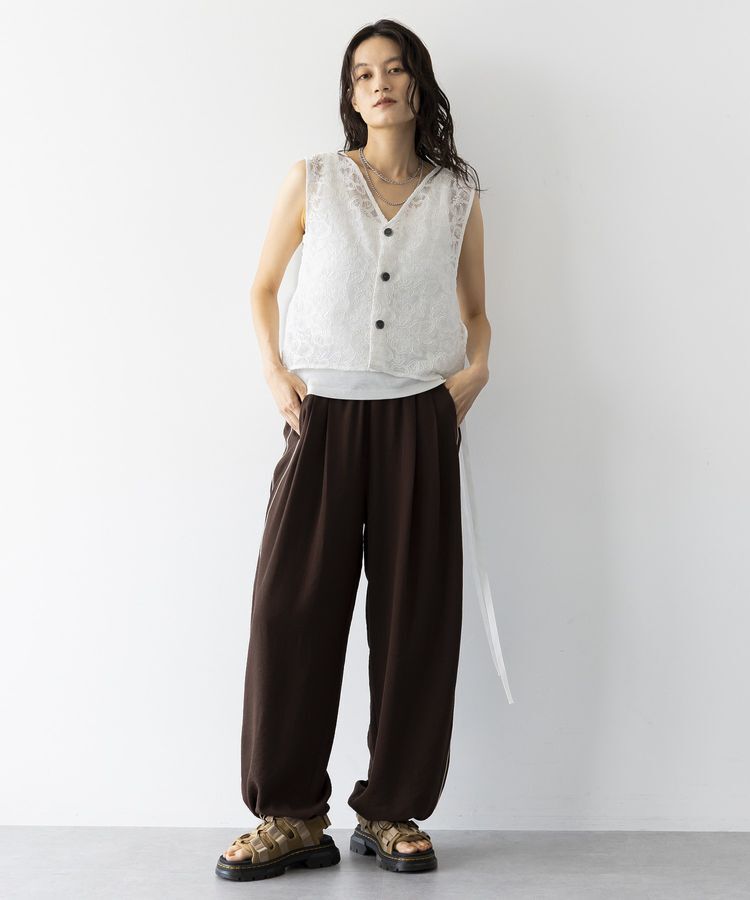 GARAGE OF GOOD CLOTHING「リネンライクレーヨンドロストパンツ」|その他|