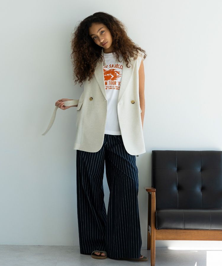 GARAGE OF GOOD CLOTHING「【日本製】リネンライクイージーパンツ」|その他|