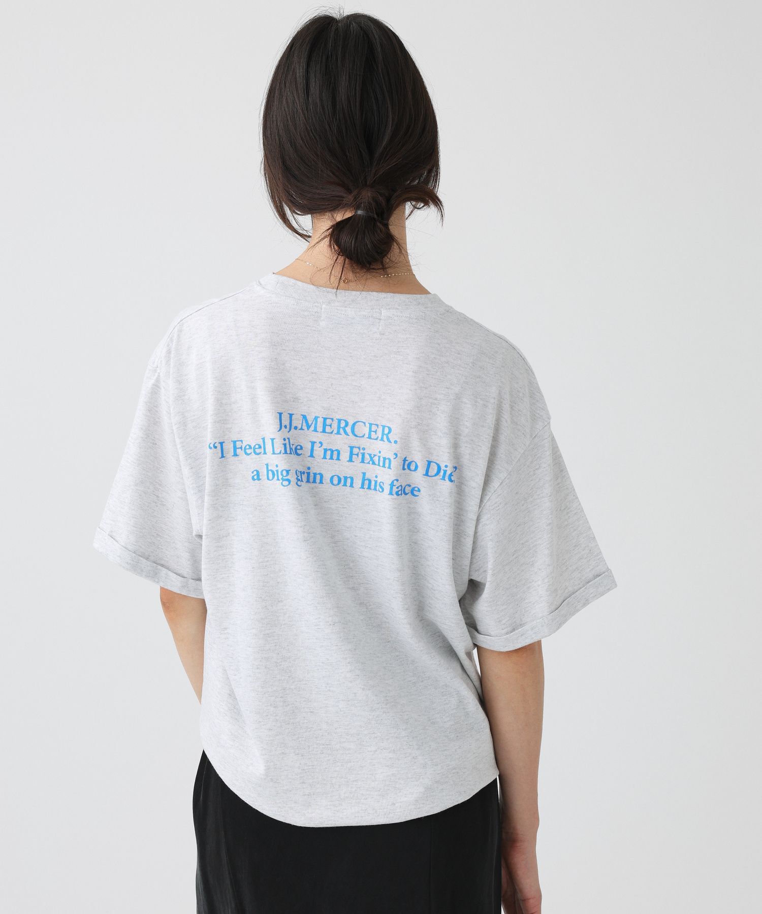  「【J.J. Mercer】ロールアップロゴT」|Tシャツ・カットソー|