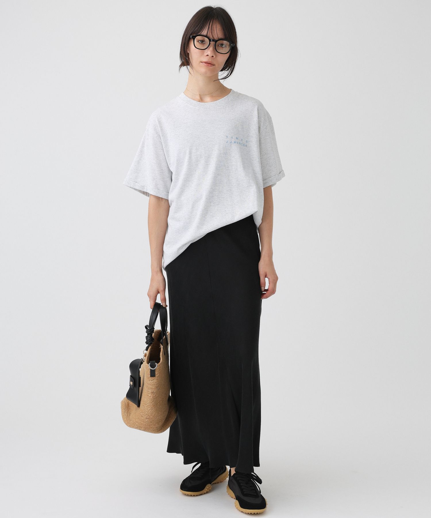  「【J.J. Mercer】ロールアップロゴT」|Tシャツ・カットソー|