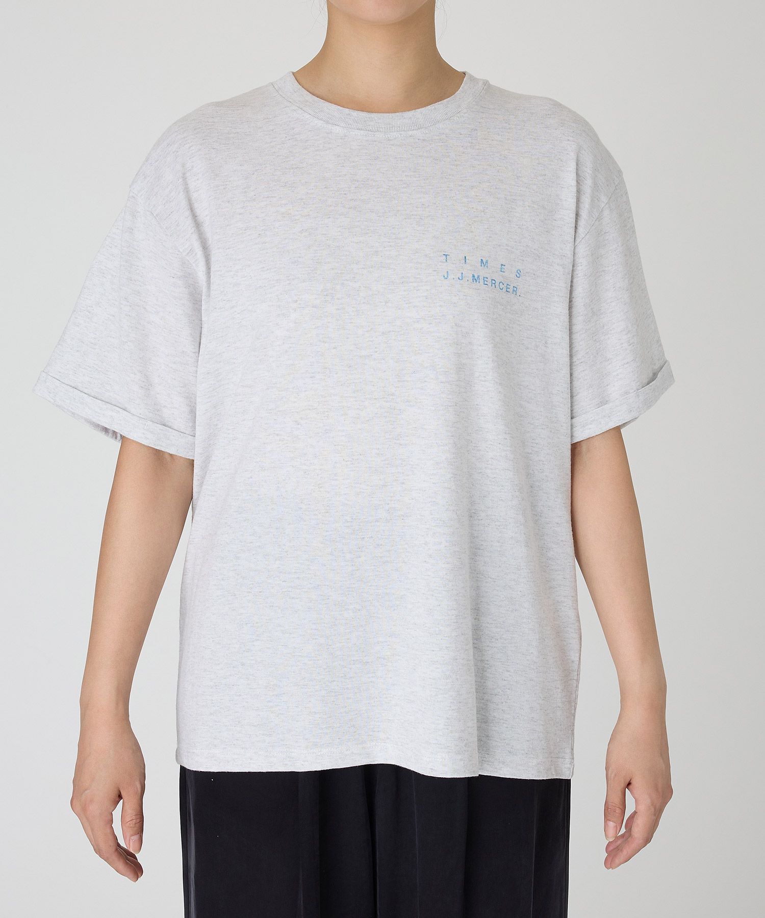  「【J.J. Mercer】ロールアップロゴT」|Tシャツ・カットソー|