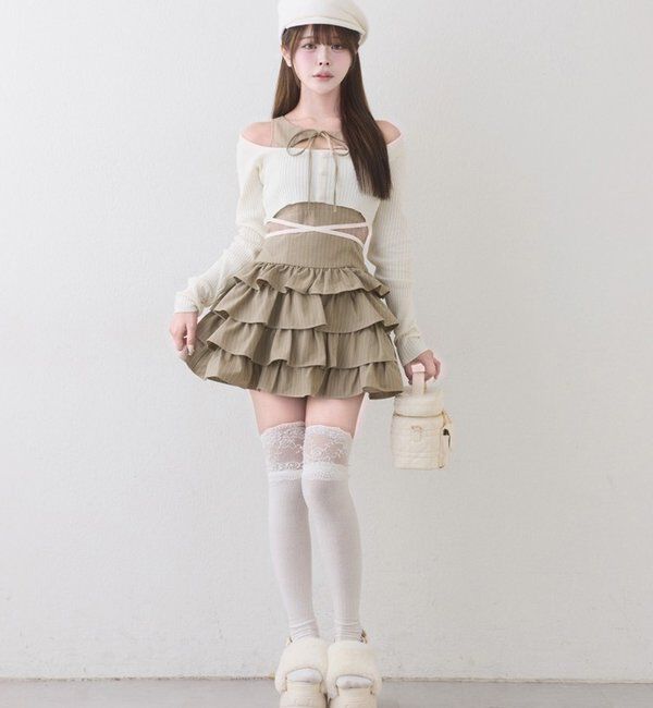  「フェイクファー厚底サンダル」|その他|