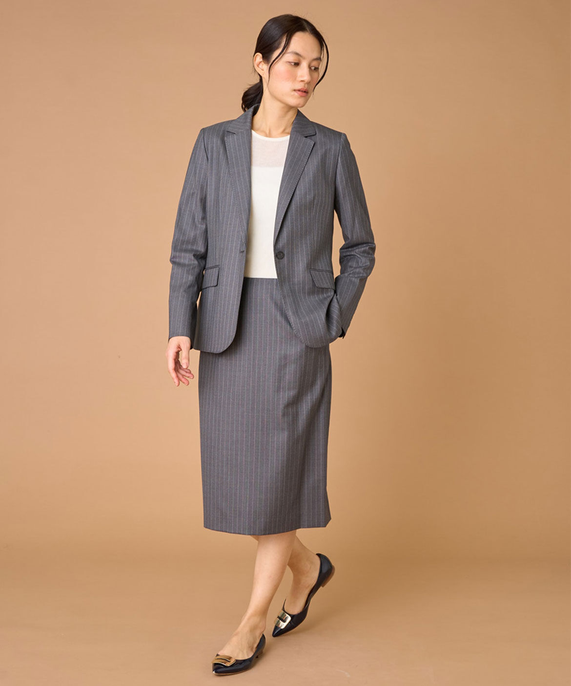 INED「シルクウールテーラードジャケット《Loro Piana》」|テーラードジャケット|