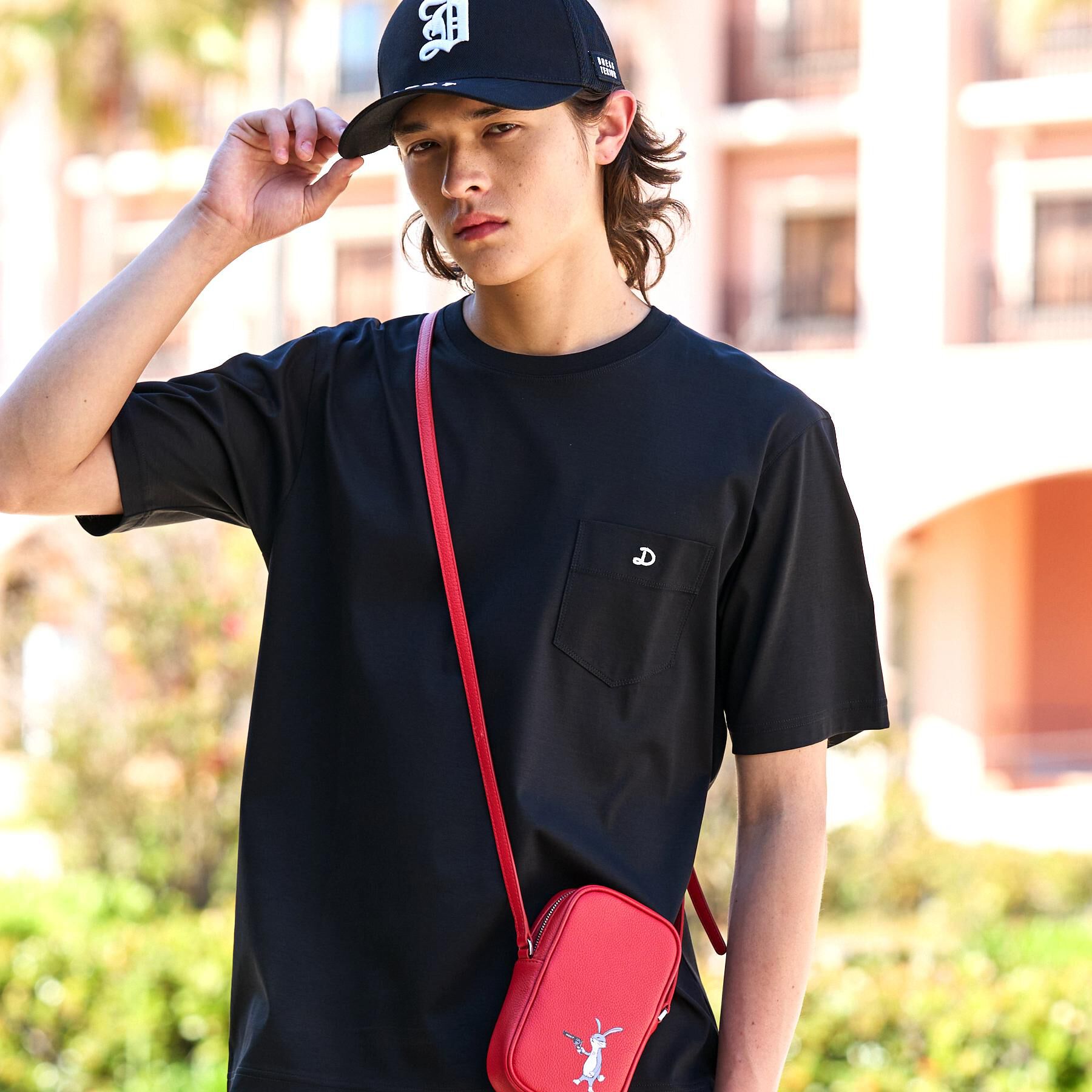 DRESSTERIOR「【接触冷感／抗菌防臭／消臭】ICE CLEAR COTTON ポケットTシャツ」|Tシャツ・カットソー|