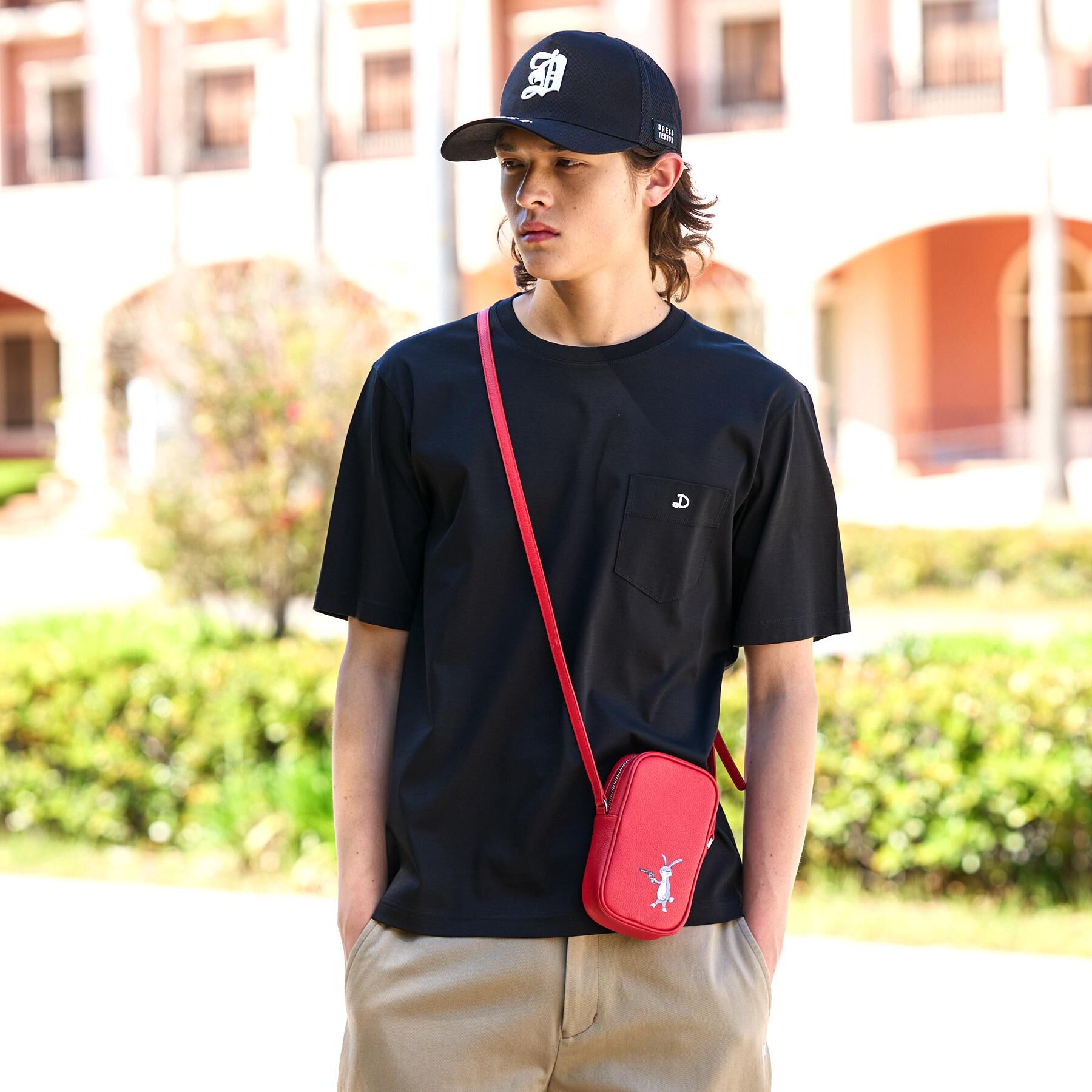 DRESSTERIOR「【接触冷感／抗菌防臭／消臭】ICE CLEAR COTTON ポケットTシャツ」|Tシャツ・カットソー|
