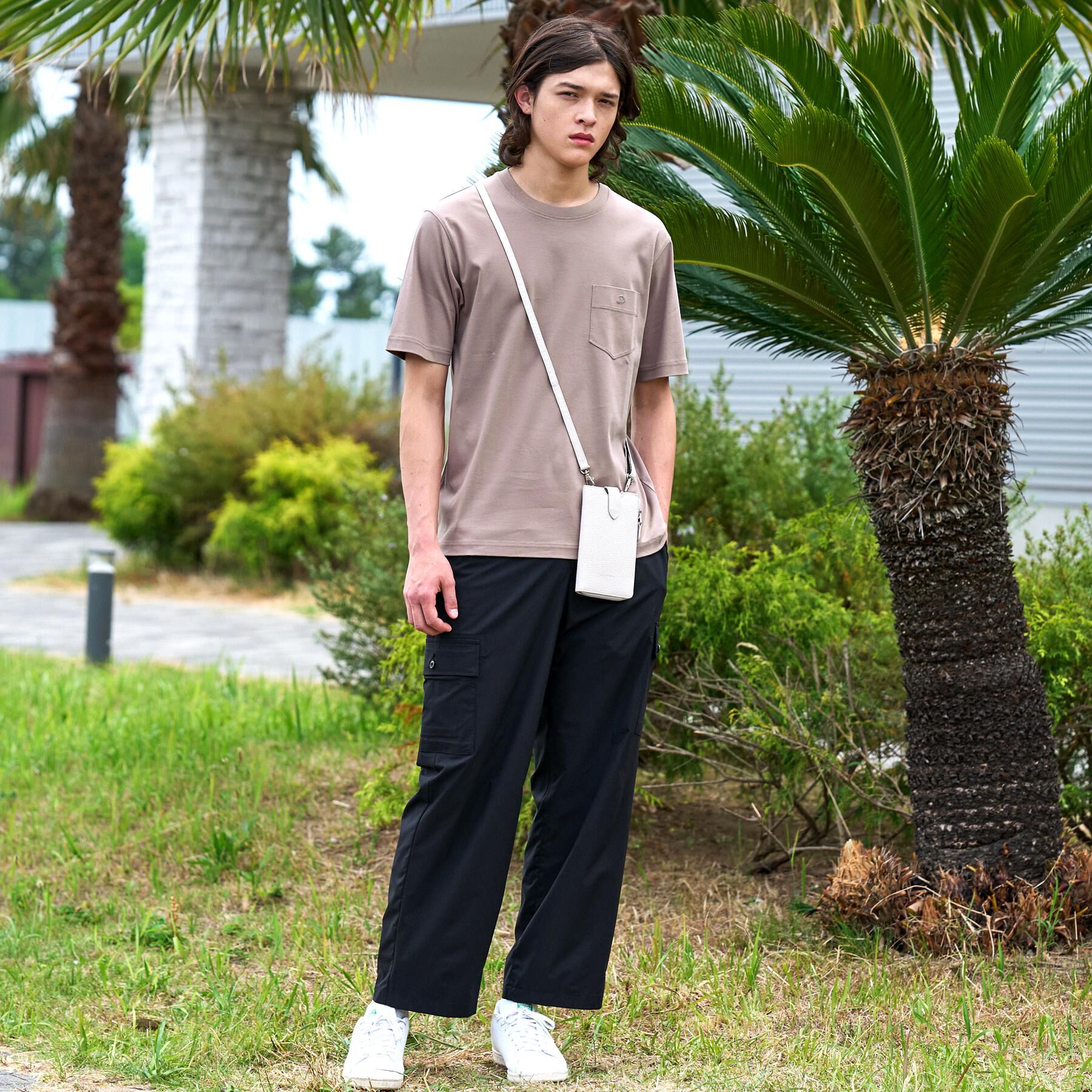 DRESSTERIOR「【接触冷感／抗菌防臭／消臭】ICE CLEAR COTTON ポケットTシャツ」|Tシャツ・カットソー|