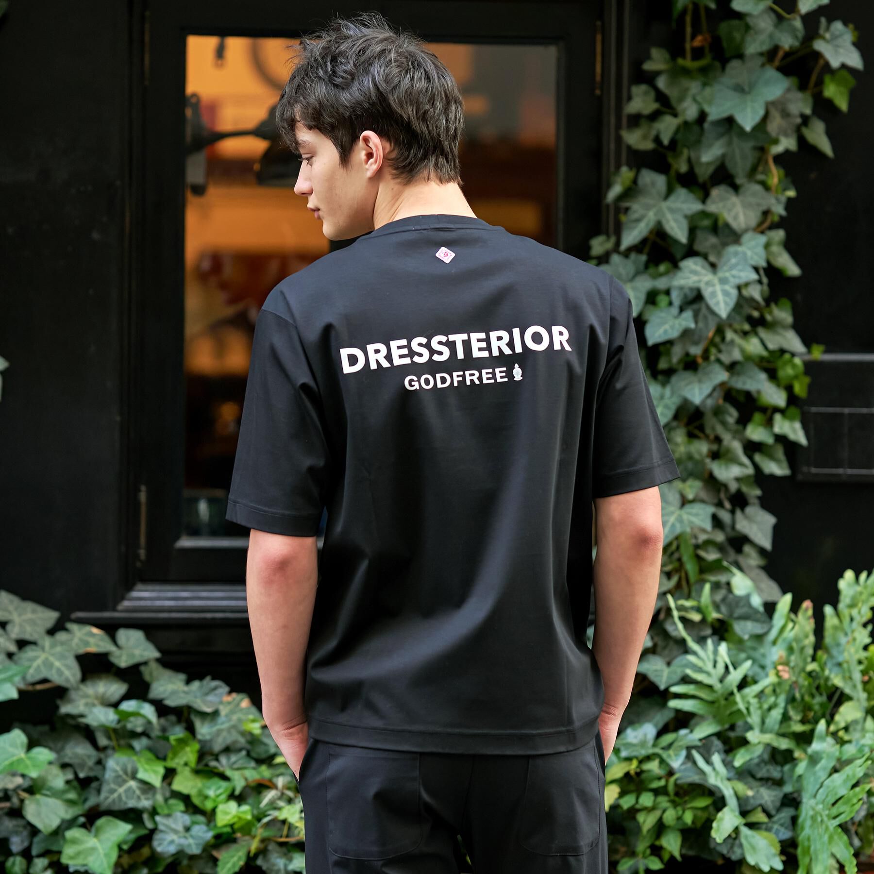 DRESSTERIOR「【接触冷感／抗菌防臭／消臭】ICE CLEAR COTTON オーバーフィットTシャツ」|Tシャツ・カットソー|