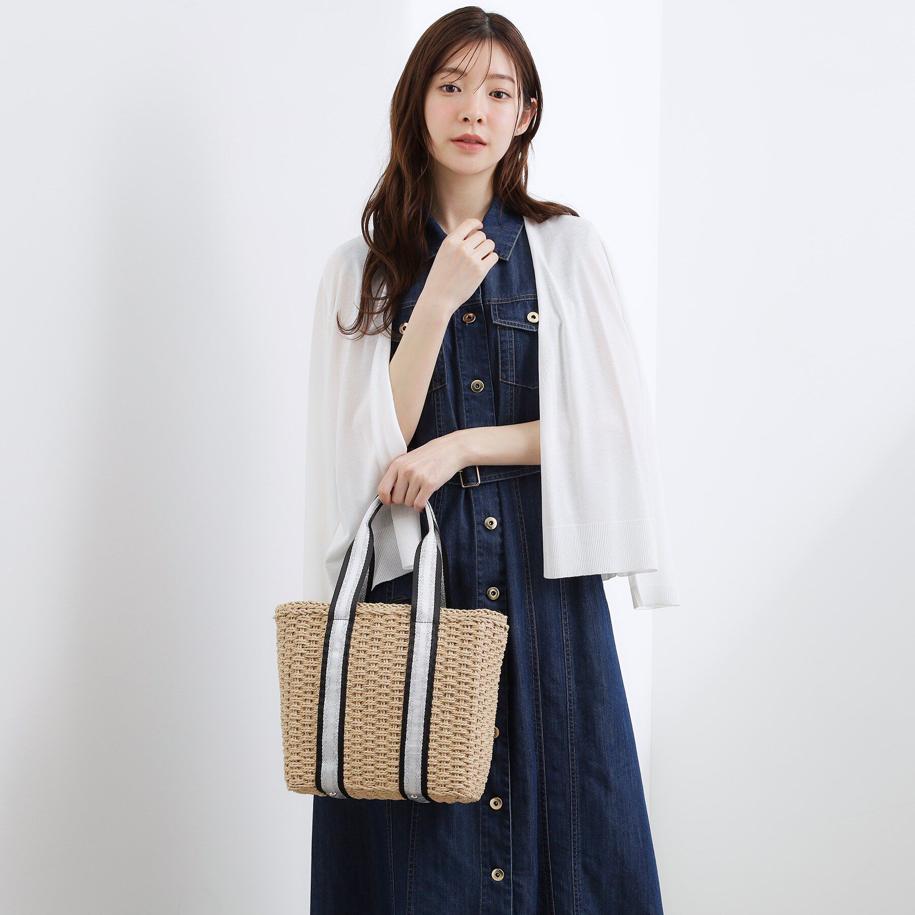 grove「テープペーパー巾着2WAYトート」|トートバッグ|