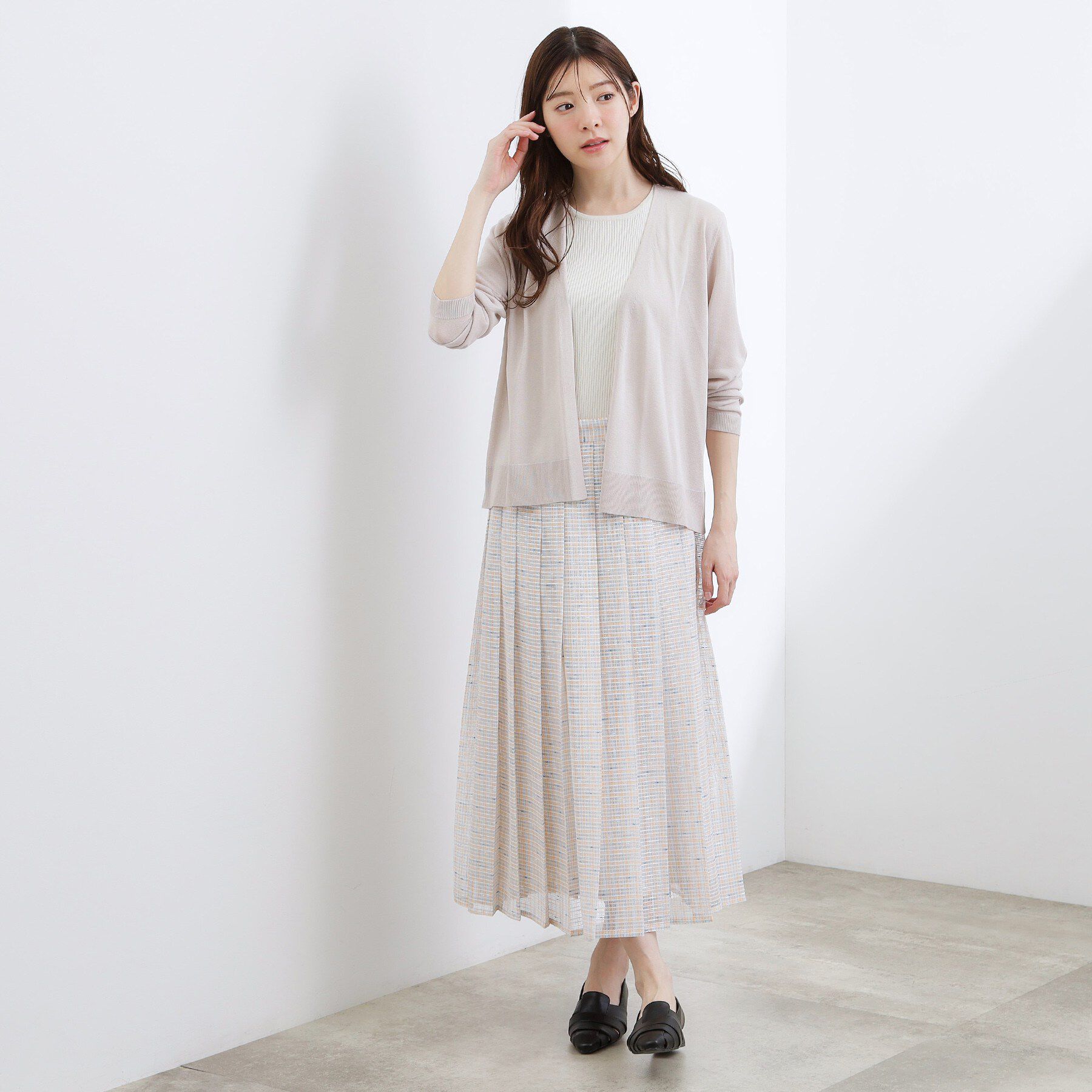 grove「高評価！【接触冷感／UVカットetc】ベーシックショートカーディガン」|カーディガン|