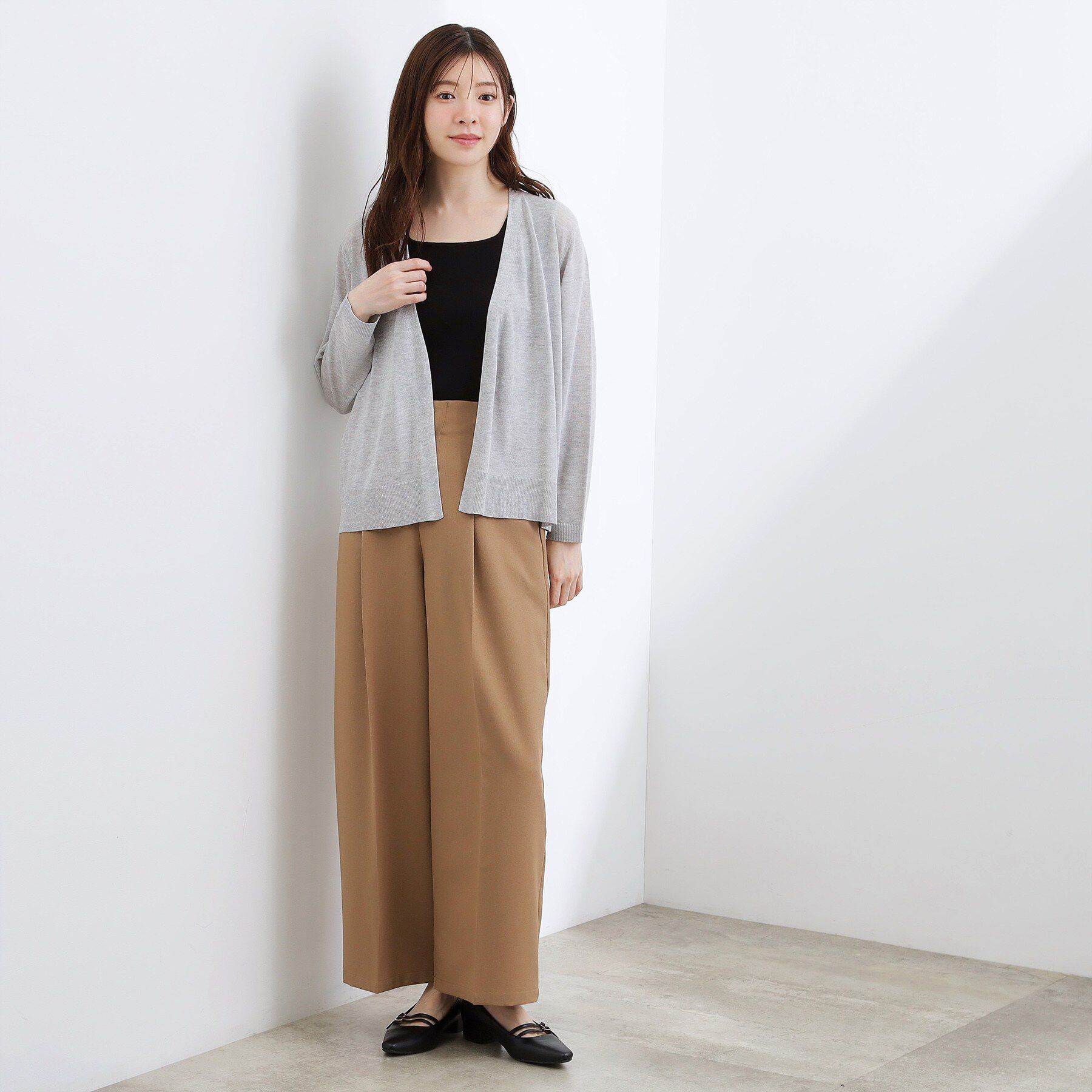 grove「高評価！【接触冷感／UVカットetc】ベーシックショートカーディガン」|カーディガン|