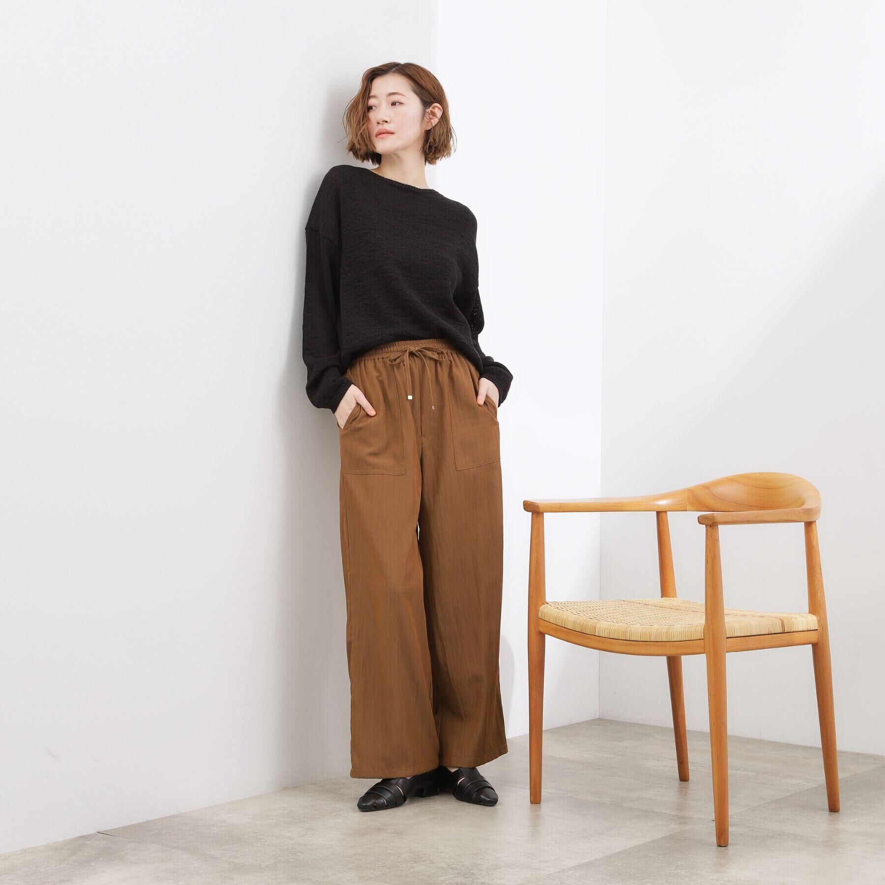 grove「【貴島明日香さん着用】リラックスドロストイージーワイドパンツ」|その他|