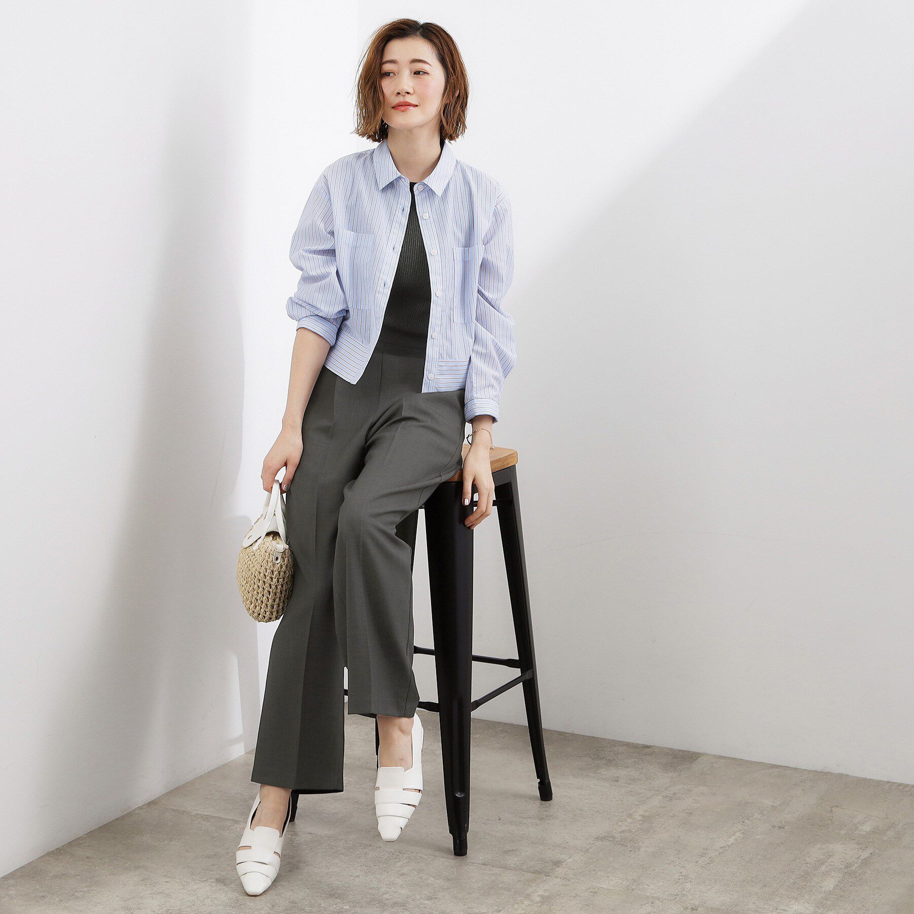 grove「高評価！シャーリングビスチェSET UP」|スーツ|