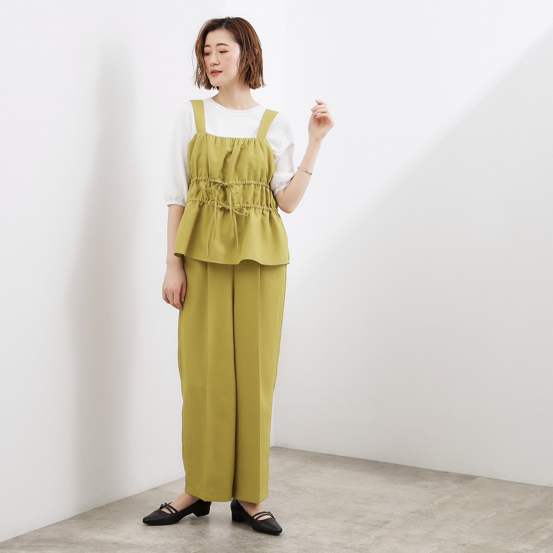 grove「高評価！シャーリングビスチェSET UP」|スーツ|