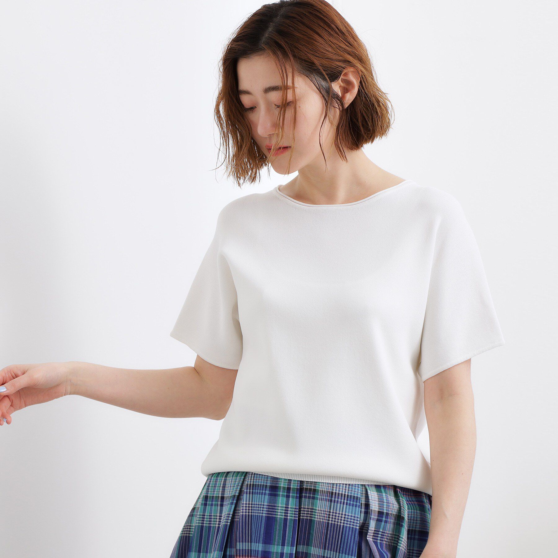 grove「【シリーズ累計36万枚！名品ニット】やわらかドライタッチ ドルマンニット」|ニット・セーター|