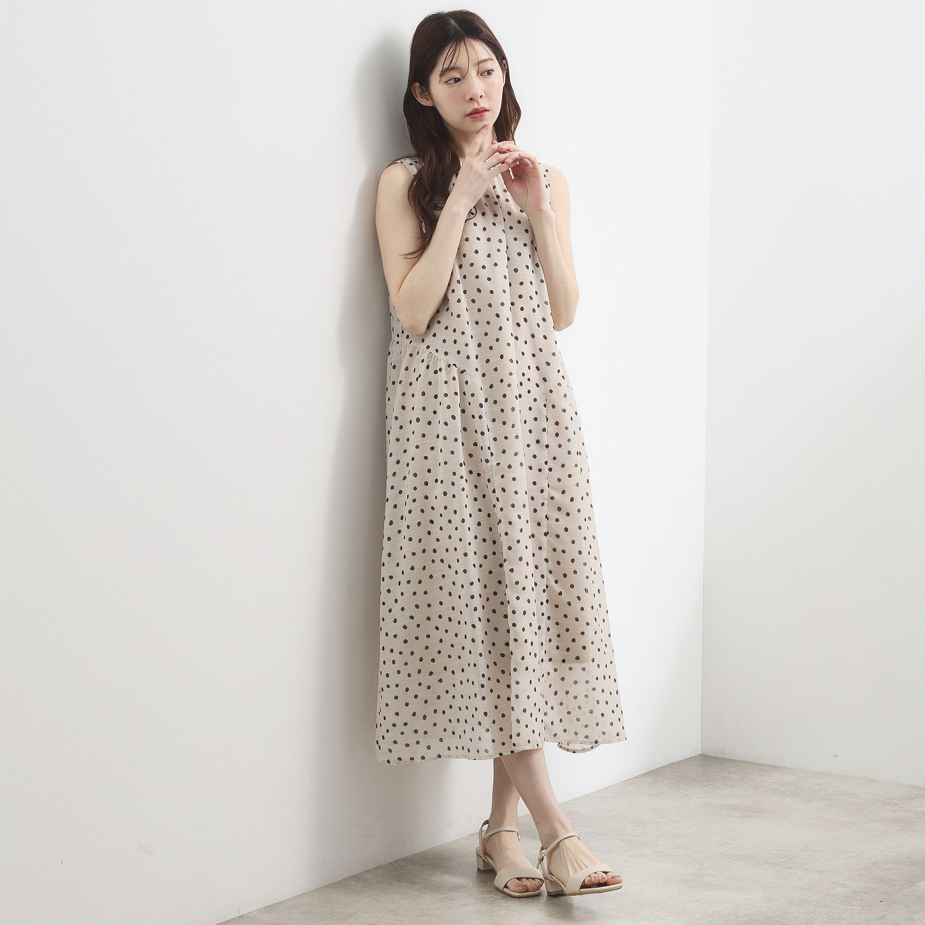 grove「大人のシアードットワンピース」|ワンピース|