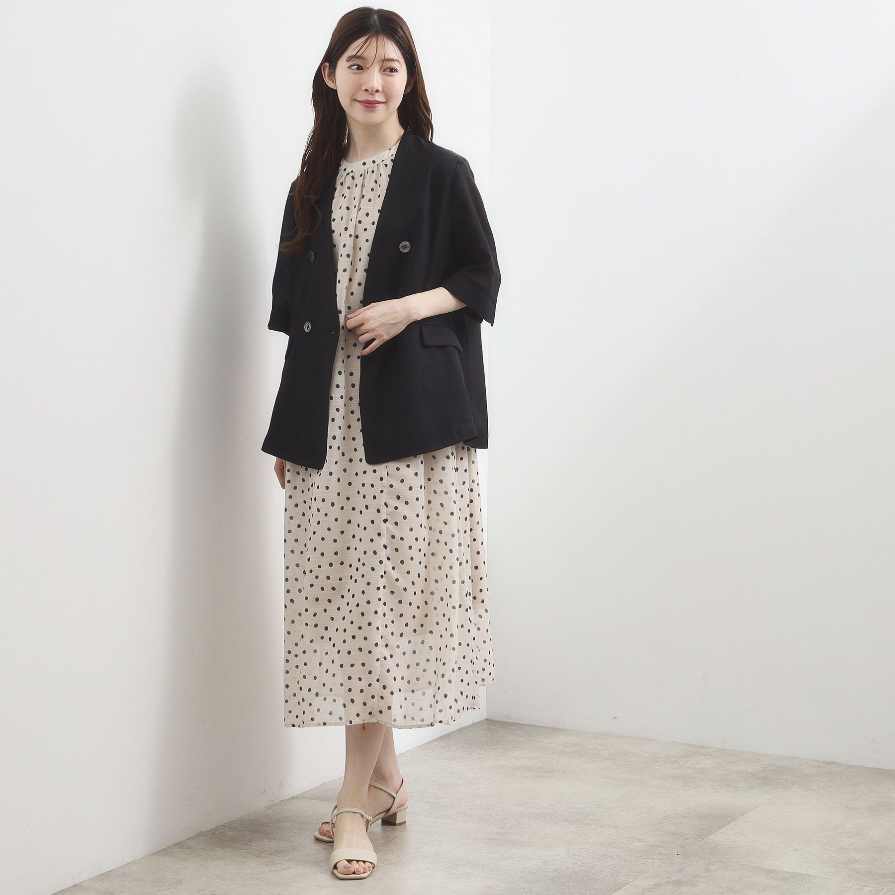 grove「大人のシアードットワンピース」|ワンピース|