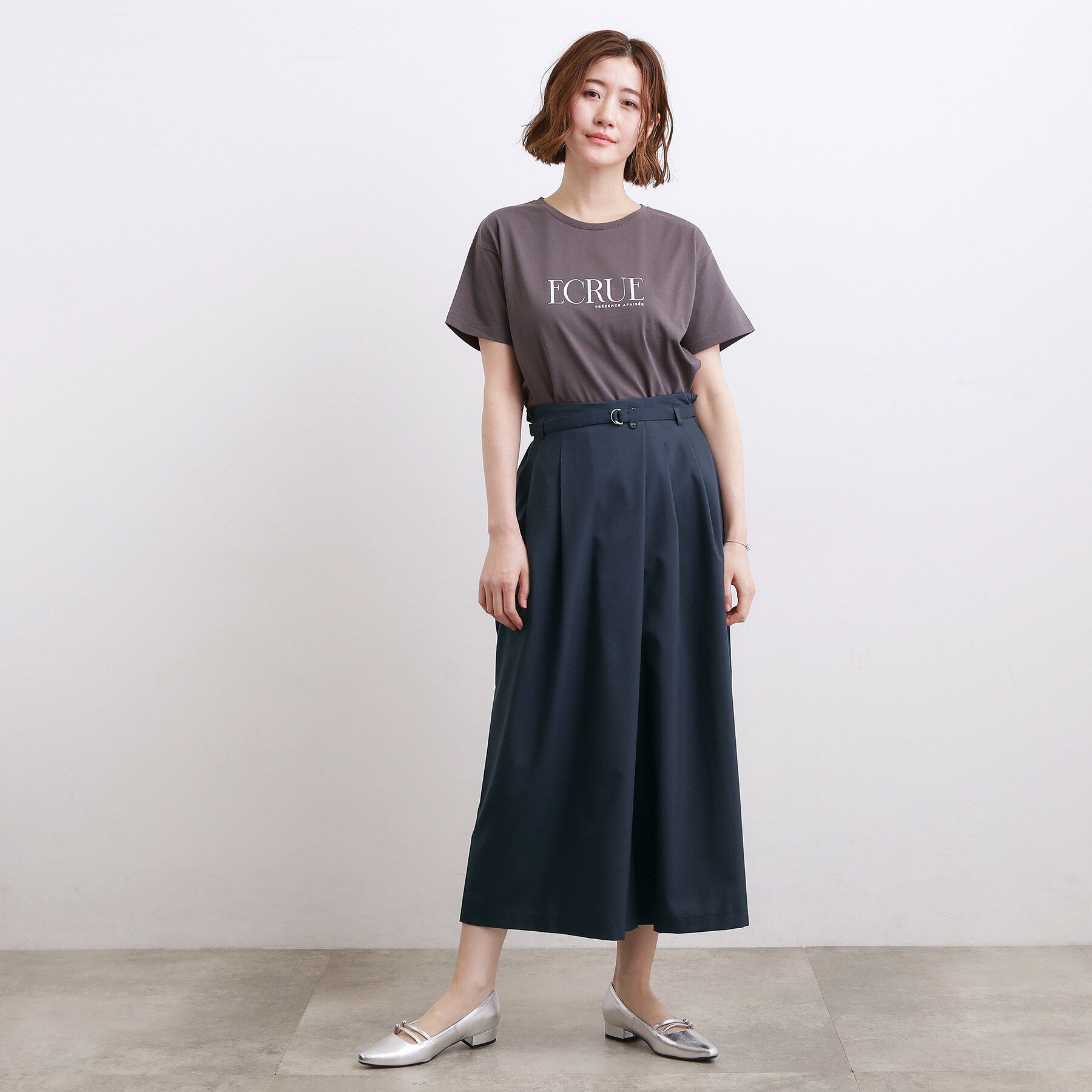 grove「【洗える・体型カバー】軽やかすっきり見えキュロットパンツ」|その他|