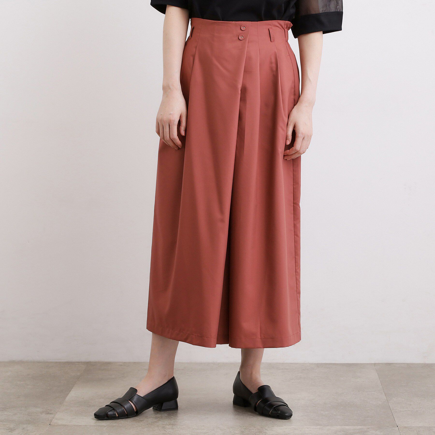 grove「【洗える・体型カバー】軽やかすっきり見えキュロットパンツ」|その他|