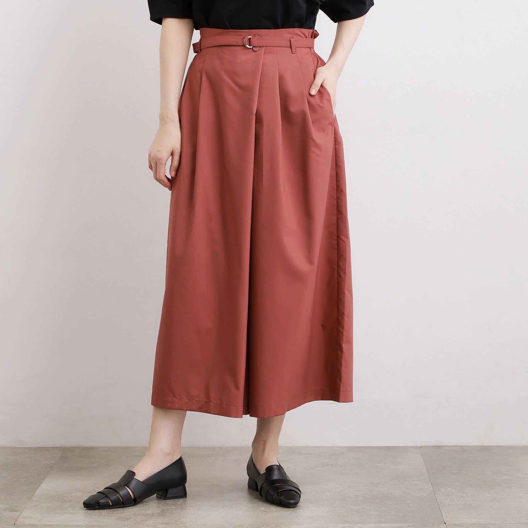grove「【洗える・体型カバー】軽やかすっきり見えキュロットパンツ」|その他|