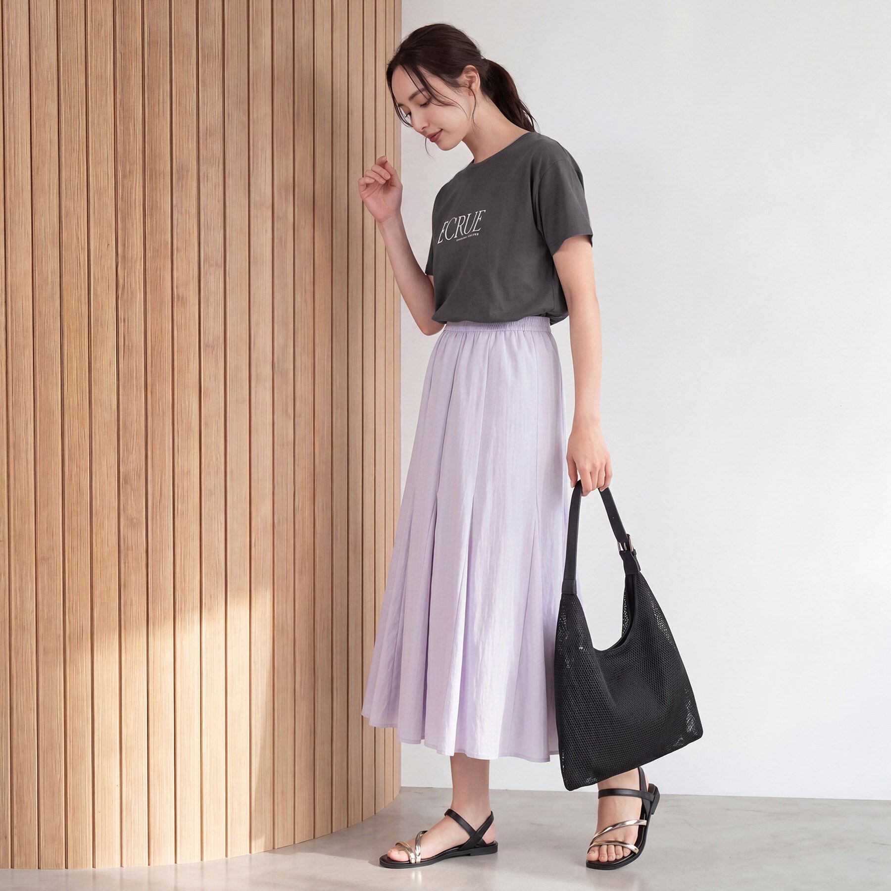 grove「【遮熱／吸水速乾／接触冷感／UVカット】ベーシックロゴTシャツ」|Tシャツ・カットソー|