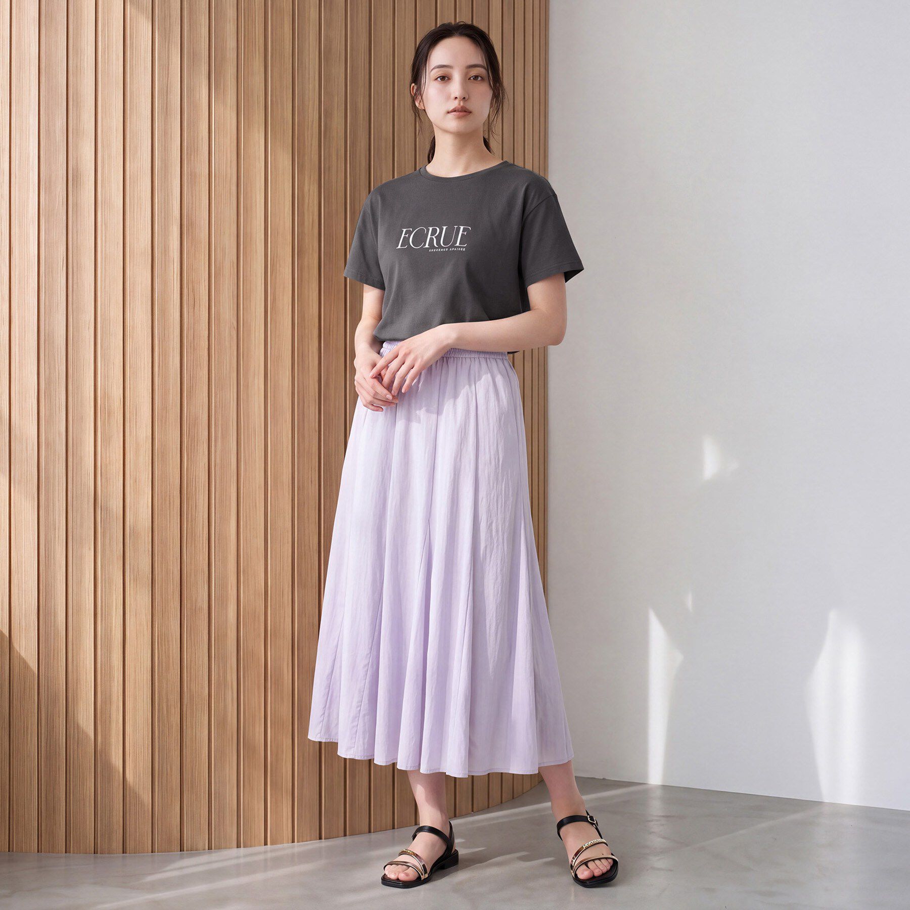 grove「【遮熱／吸水速乾／接触冷感／UVカット】ベーシックロゴTシャツ」|Tシャツ・カットソー|