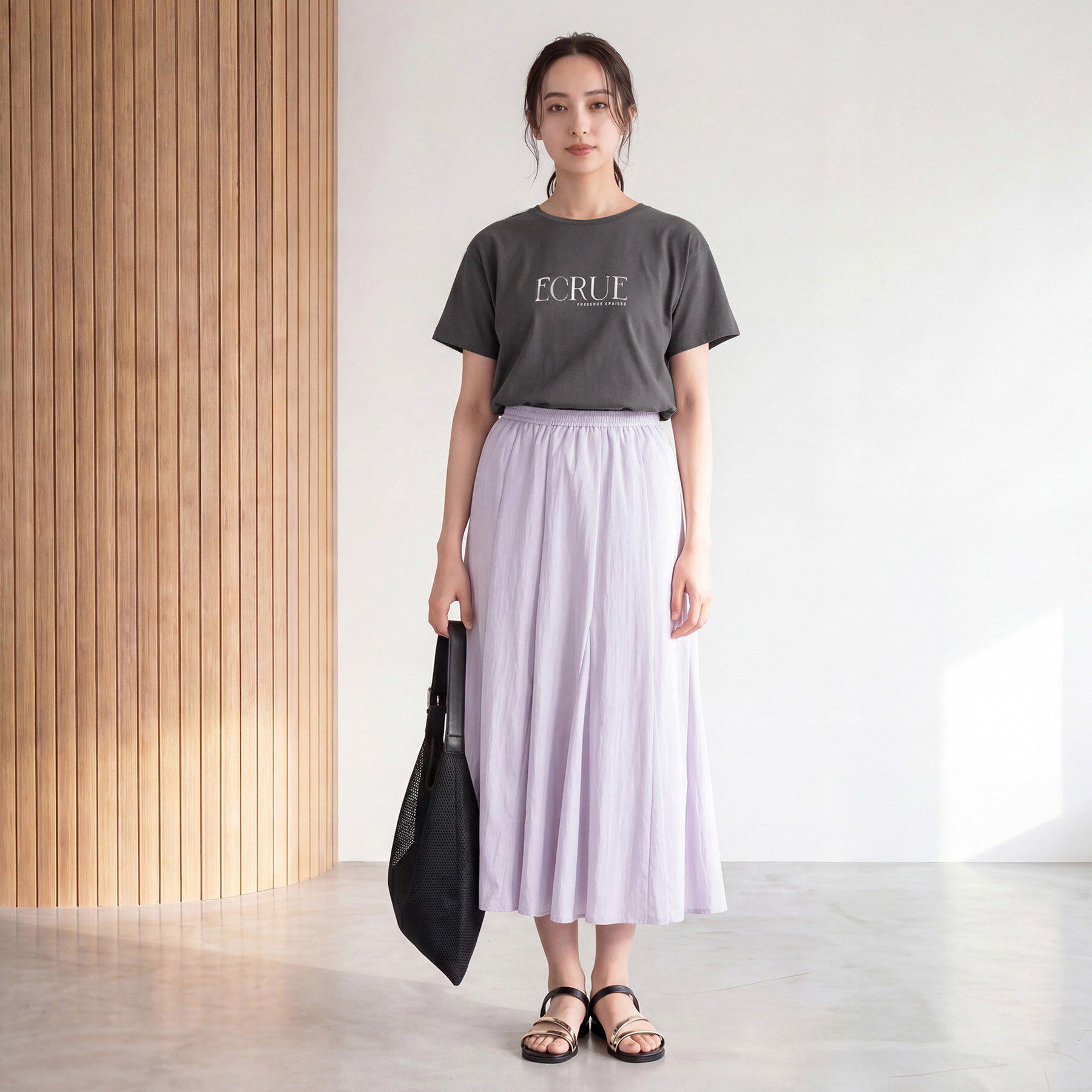 grove「【遮熱／吸水速乾／接触冷感／UVカット】ベーシックロゴTシャツ」|Tシャツ・カットソー|