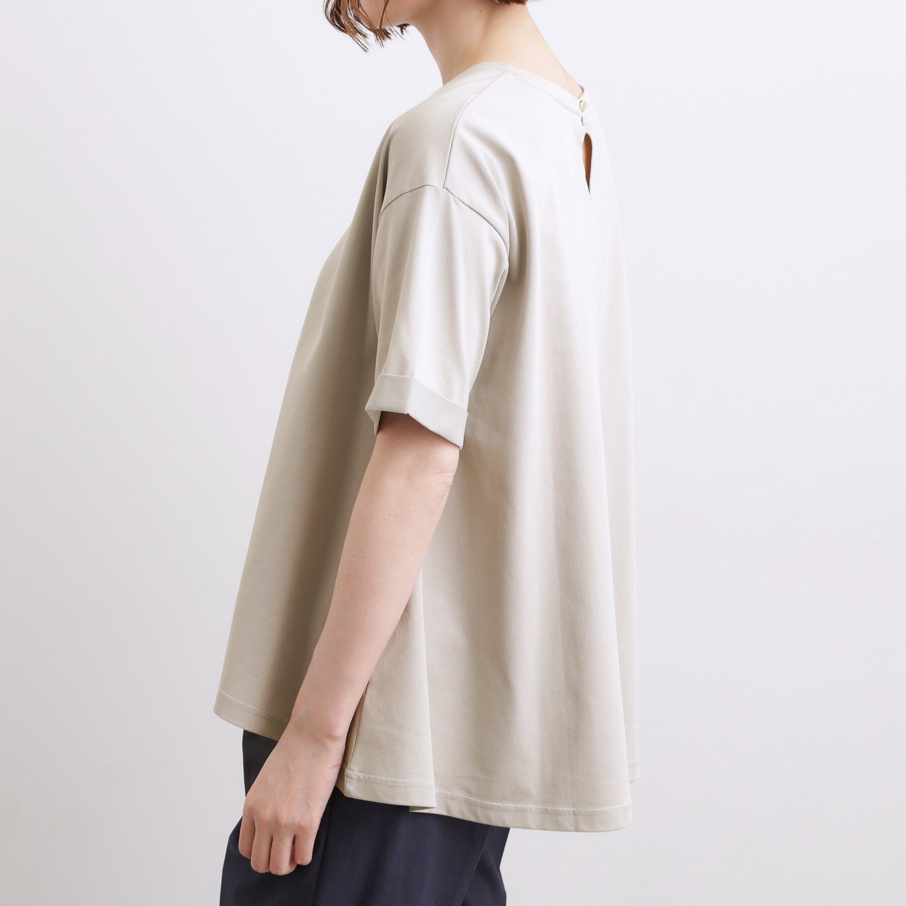 grove「【遮熱／吸水速乾／接触冷感／UVカット】フレアシルエットTシャツ」|Tシャツ・カットソー|