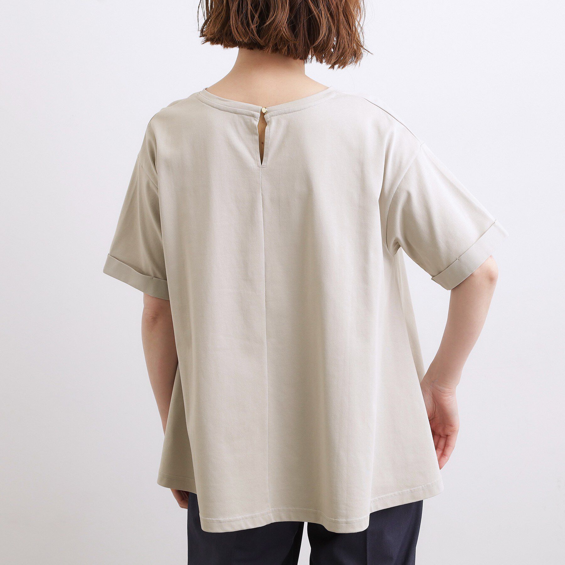 grove「【遮熱／吸水速乾／接触冷感／UVカット】フレアシルエットTシャツ」|Tシャツ・カットソー|
