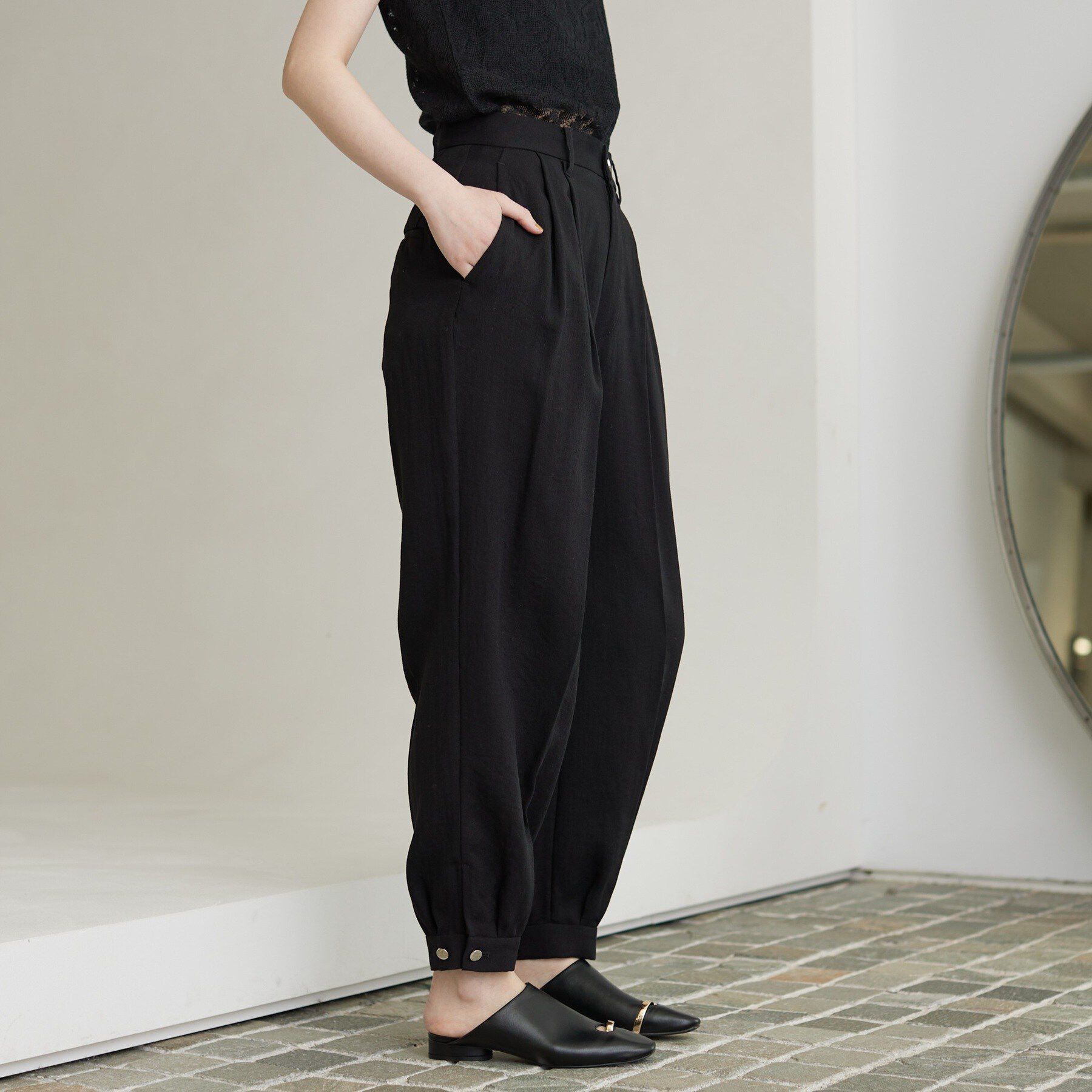 GALLEST「【セットアップ可能】リネンミックスジョグパン」|その他|